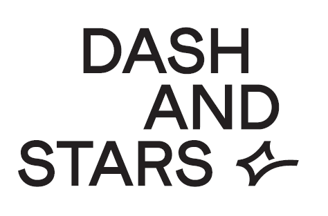 Logo dash and stars
