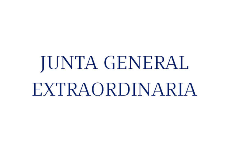 Junta General Extraordinaria