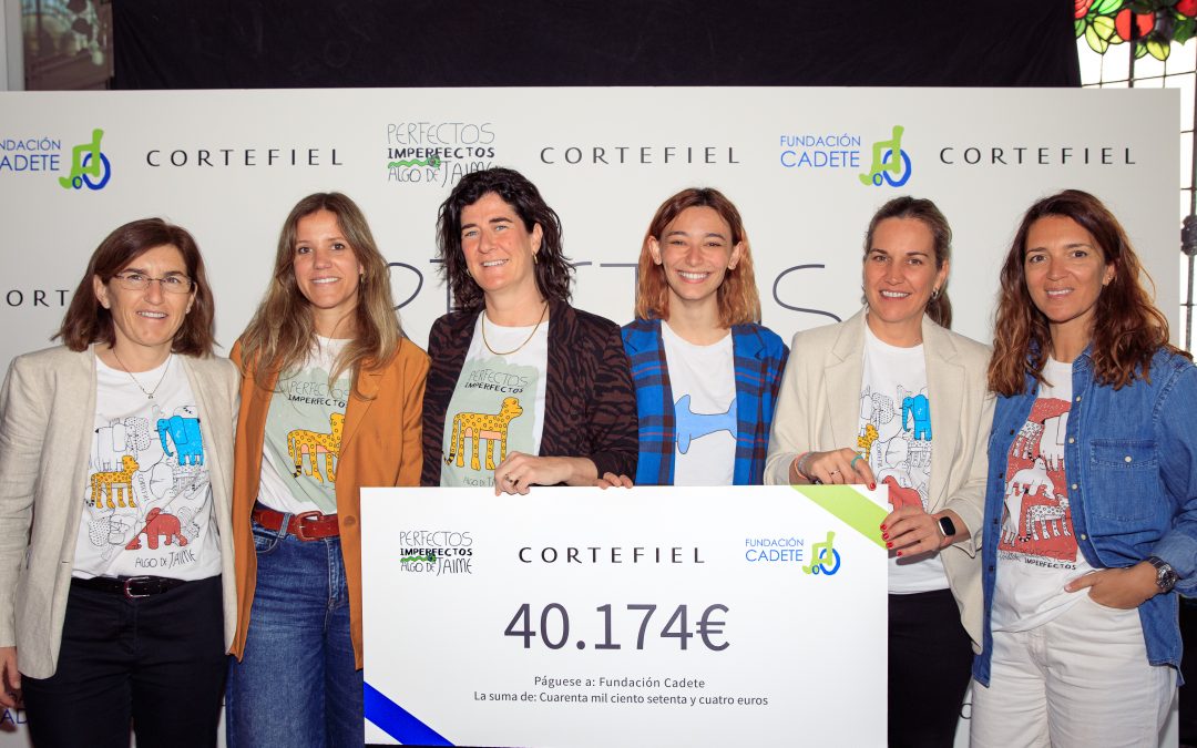 Cortefiel recauda 40.174€ para el proyecto ‘Perfectos Imperfectos’ de la Fundación Cadete y anuncia su 5º edición
